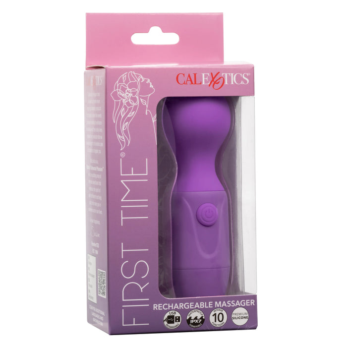 First Time  Rechargeable Massager - Purple