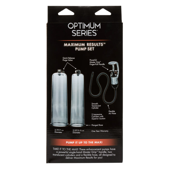 Optimum Series Maximum Results Pump Set - Smoke