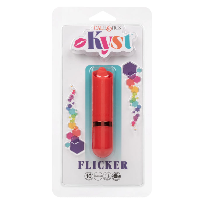 Kyst Rechargeable Silicone Tongue Clitoral Stimulator - Red