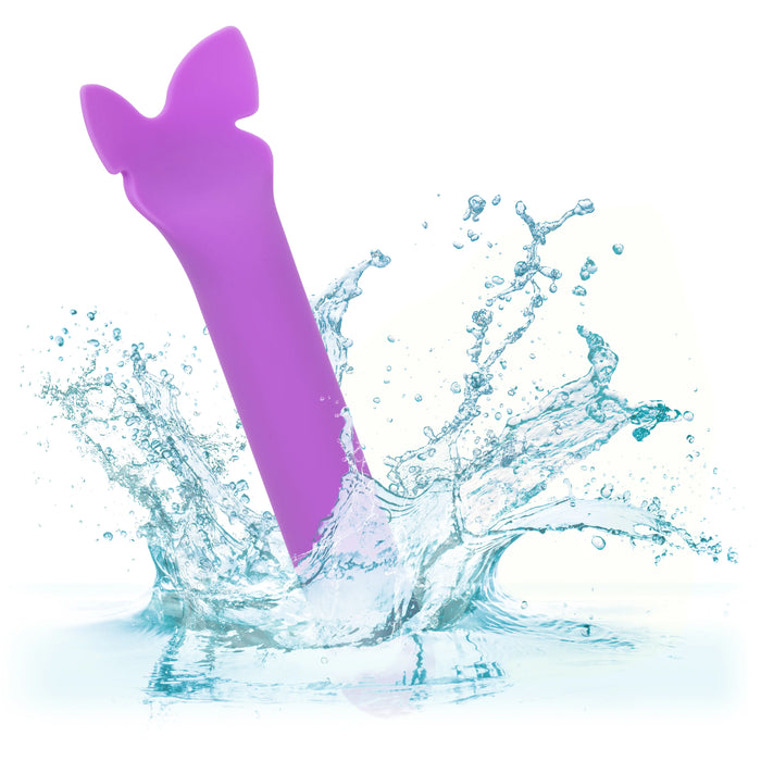 Bliss Liquid Silicone Flutter Rechargeable Clitoral Stimulator - Purple