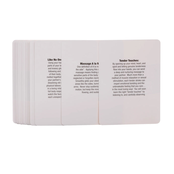 Touch Me Erotic Massage Couples Card Game