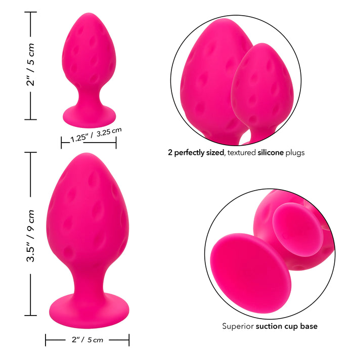 Cheeky- Pink Small and Large Plug Kit
