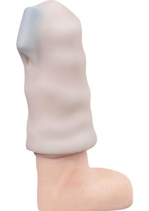 VIBEGGS Twisty Tongues Unisex Masturbation Egg - White/Blue