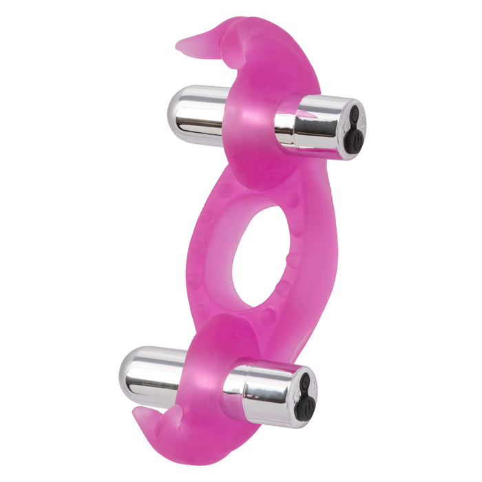 Calexotics Triple Orgasms Erection Enhancer With Dual Micro Stimulators Pink