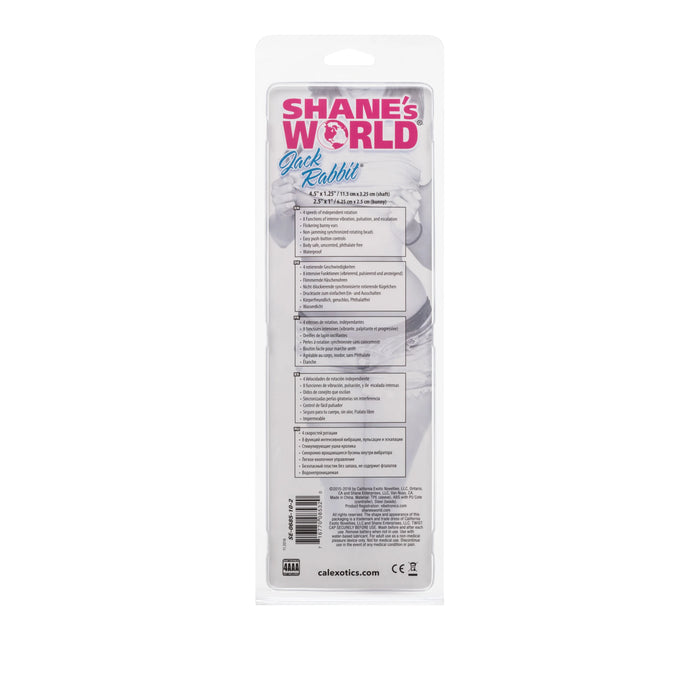 Shanes World Jack Rabbit Beaded Vibrator - Pink