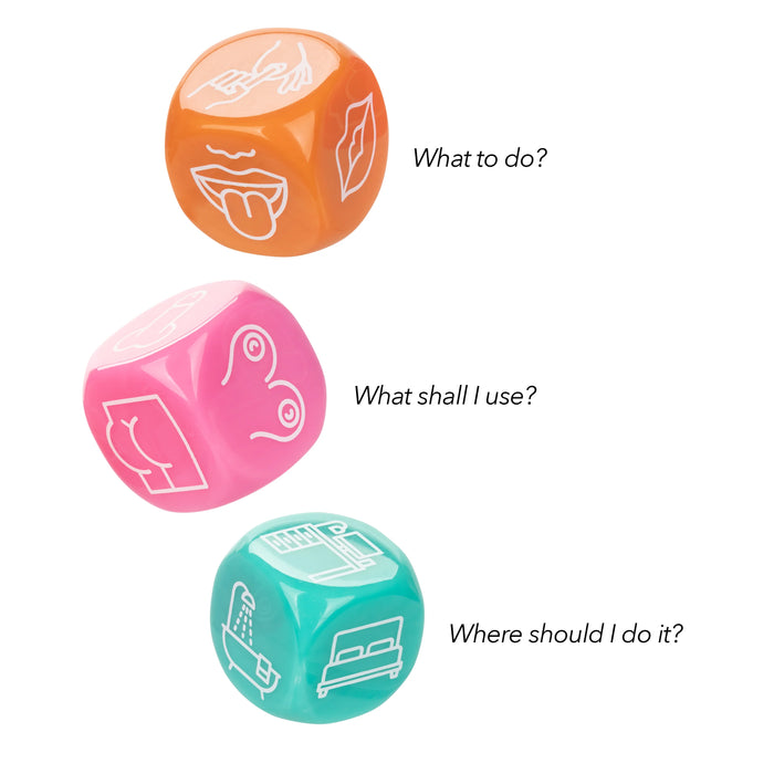 Naughty Bits Roll With It  Icon-Based Sex Dice Game