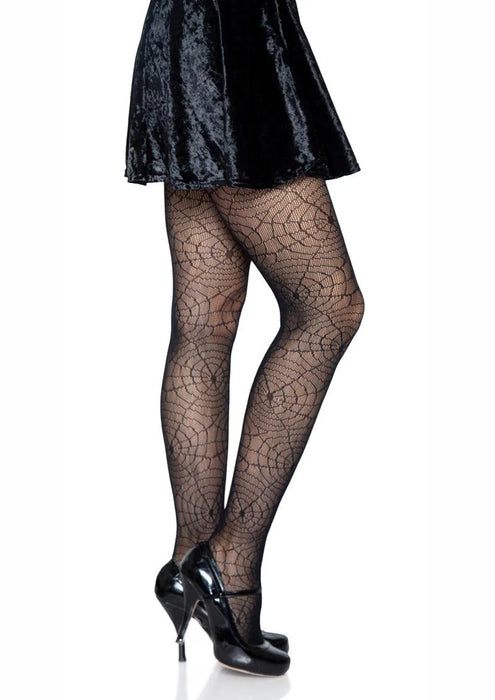 9009 Spider Lace Pantyhose