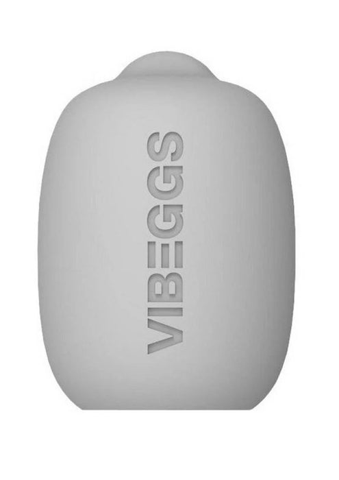 VIBEGGS Twisty Tongues Unisex Masturbation Egg - White/Blue