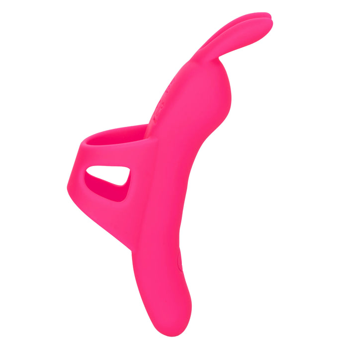 Neon Vibes The Flirty Vibe Rechargeable Silicone Finger Vibrator - Pink
