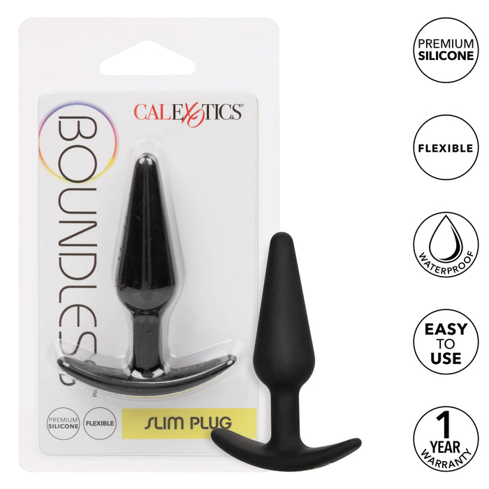 Boundless Slim Silicone Plug - Black