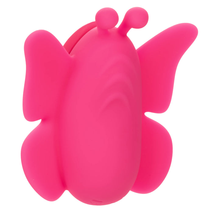Neon Vibes The Flutter Vibe Rechargeable Silicone Butterfly Panty Vibe - Pink
