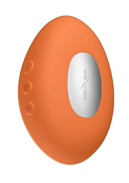 We-Vibe Temp Heating and Cooling Rechargeable Silicone Lay-on Vibrator - Tangerine