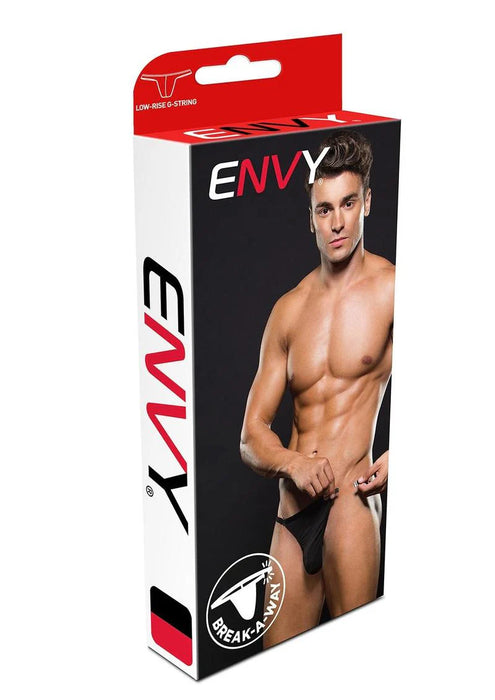 BLE077 2X Black Envy Mesh G-String