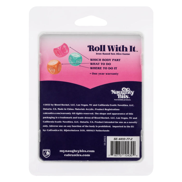 Naughty Bits Roll With It  Icon-Based Sex Dice Game