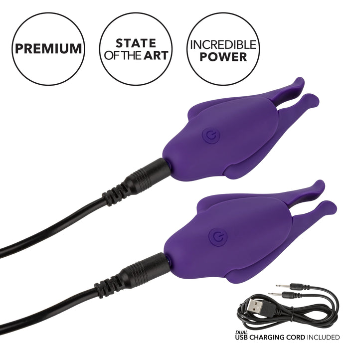 Nipply Play Rechargeable Nipplettes - Purple
