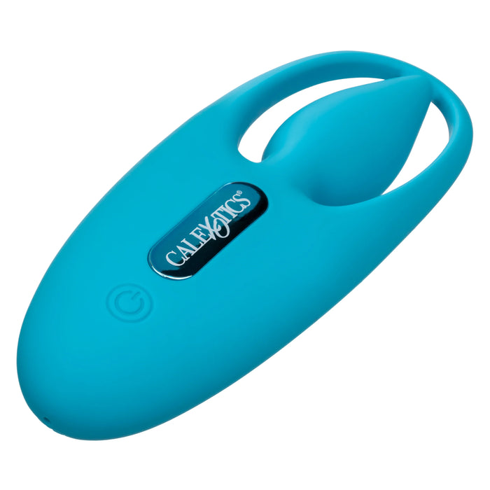 Neon Vibes The Orgasm Vibe Rechargeable Silicone Finger Vibrator - Blue