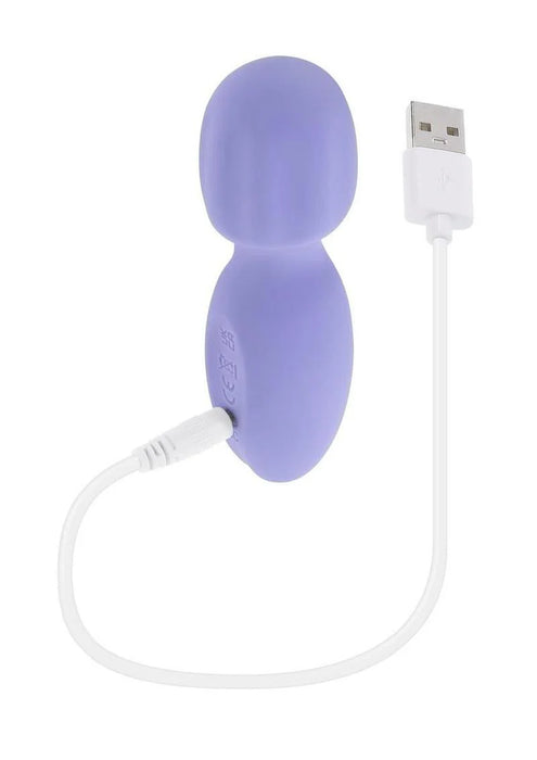 Selopa Lil Wand Rechargeable Silicone Vibrator - Purple
