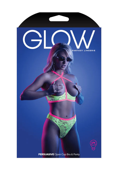 GL2120 Persuasive Open Cup Bra & Panty