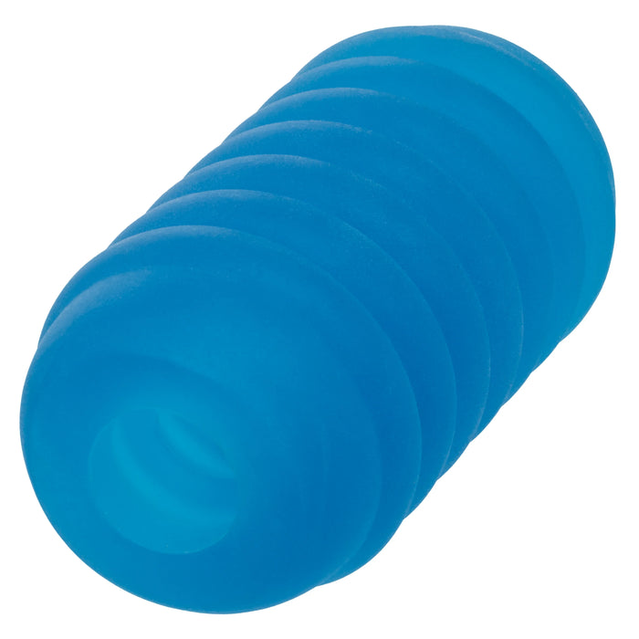 Pop Sock Ribbed Stroker - Blue