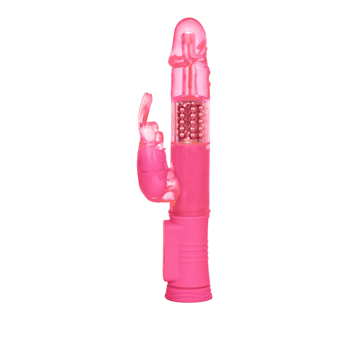 Shanes World Jack Rabbit Beaded Vibrator - Pink