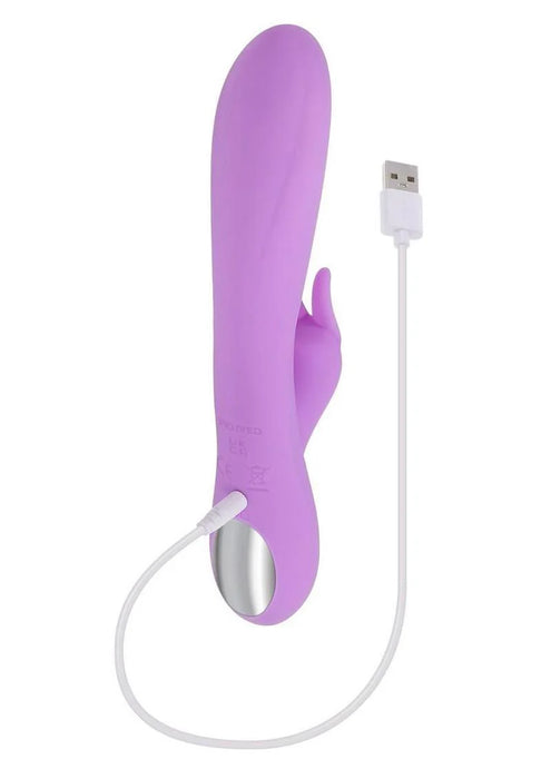 Bead The Way Rechargeable Silicone Rabbit Vibrator - Pink