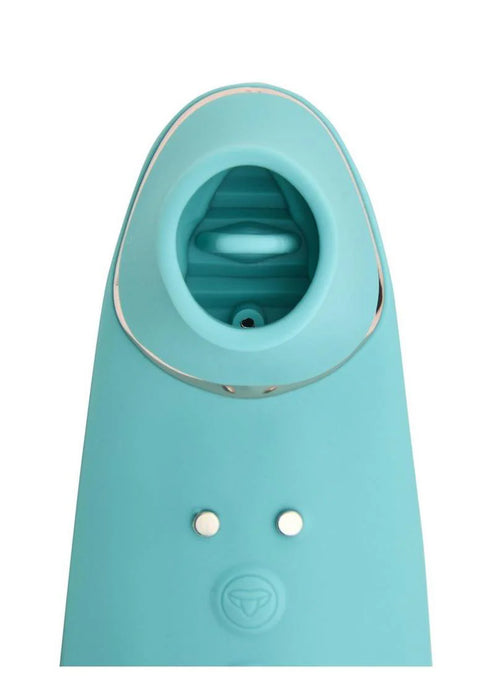 Nu Sensuelle Trinitii Rechargeable Silicone Vibrator - Electric Blue