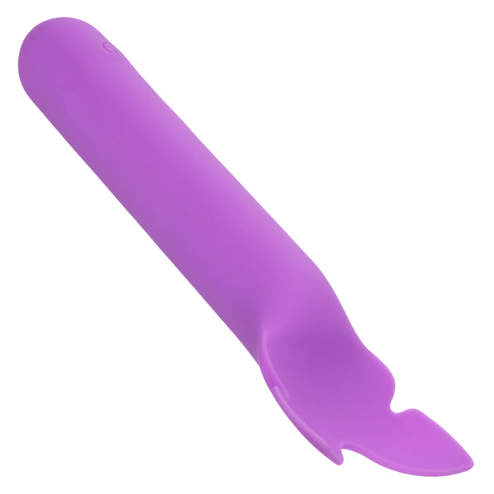 Bliss Liquid Silicone Flutter Rechargeable Clitoral Stimulator - Purple