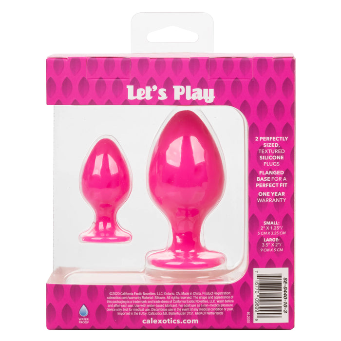 Cheeky- Pink Small and Large Plug Kit