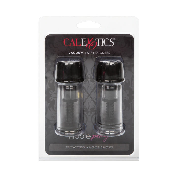 Nipple Play Vacuum Twist Suckers - Black