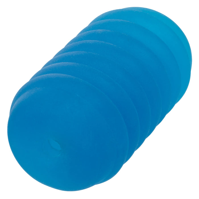 Pop Sock Ribbed Stroker - Blue