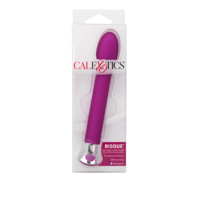 Risque 10 Function Tulip Vibrator - Purple