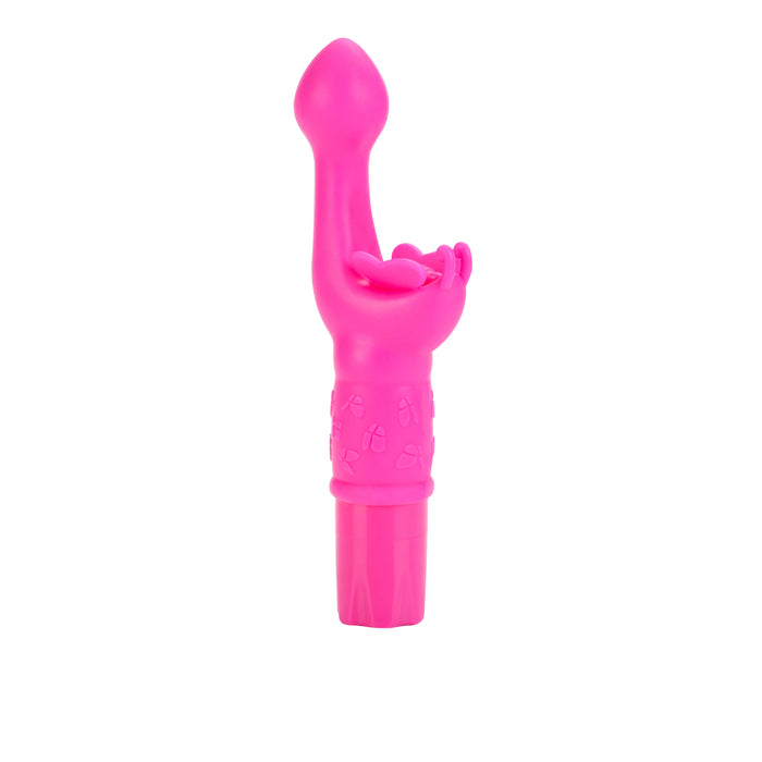 Butterfly Kiss Silicone Vibrator - Pink