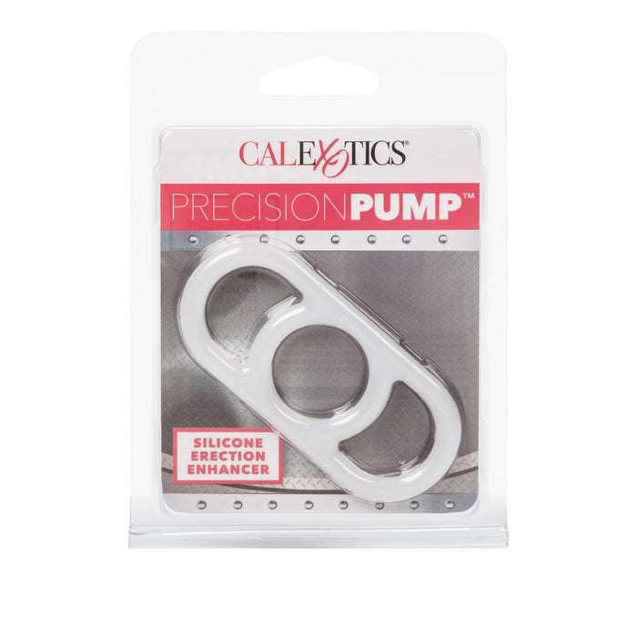 Precision Pump Erection Enhancer Silicone Cock Ring - Clear