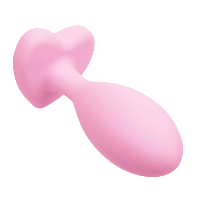 First Time Crystal Booty Duo Silicone Anal Plug (2 Pack) - Pink