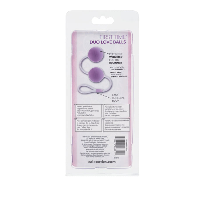 First Time Duo Lover Kegal Balls - Purple