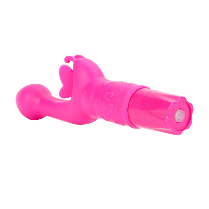 Butterfly Kiss Silicone Vibrator - Pink
