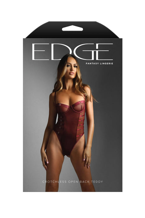 EG2404 Crotchless Open Back Teddy