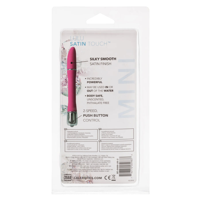Lulu Pink Satin Touch Velvet 5 inch