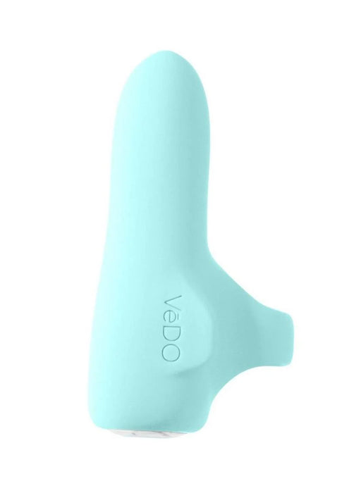 VeDo Fini Rechargeable Silicone Bullet Vibrator - Turquoise