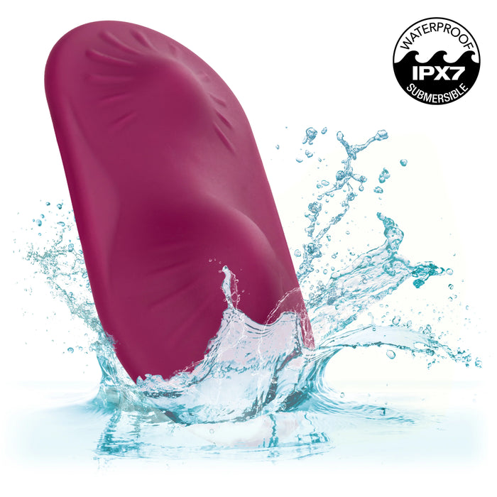 Dual Rider Remote Control Grinder Rechargeable Silicone Vibrator - Red