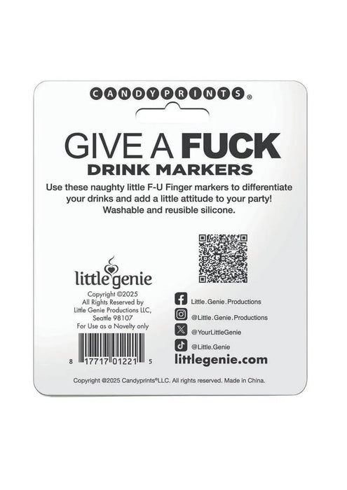 FU Finger Drink Markers
