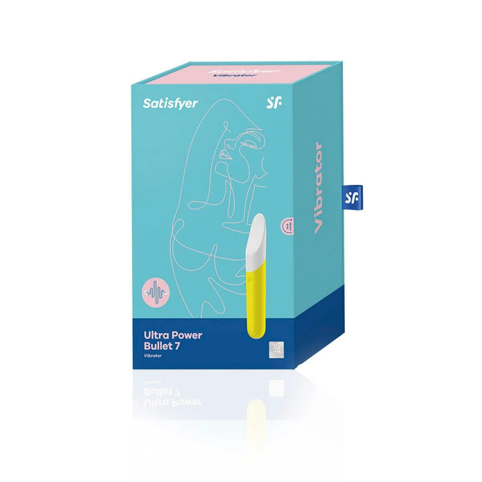Satisfyer Ultra Power Bullet 7 Rechargeable Silicone Bullet Vibrator - Yellow