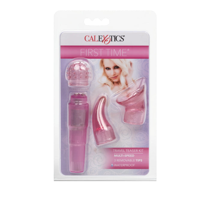 First Time Travel Teaser Wand Massager Kit - Pink