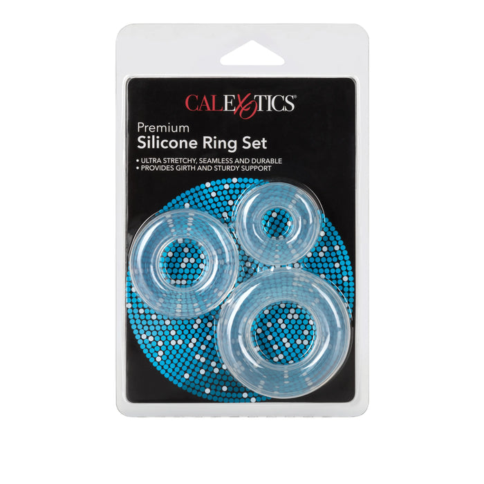 Calexotics Premium Silicone Ring Set Clear