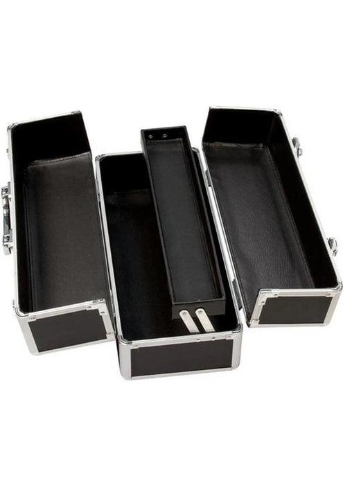 Lockable Vibrator Case - Large - Black