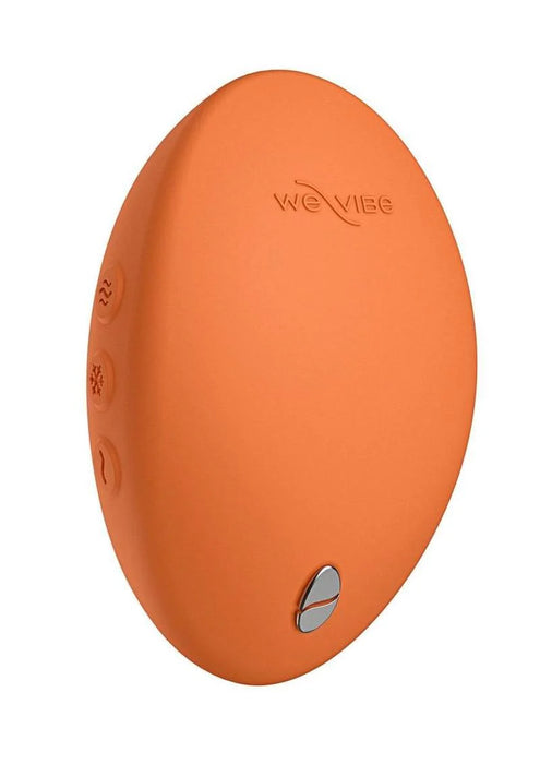 We-Vibe Temp Heating and Cooling Rechargeable Silicone Lay-on Vibrator - Tangerine