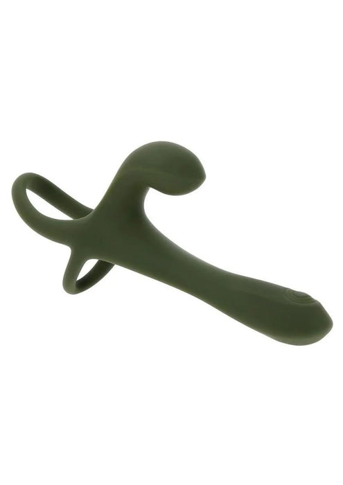 Zero Tolerance Strap Tap & Go Rechargeable Silicone Strapless Strap-On - Green