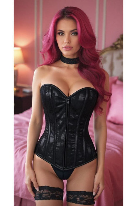 LV-104 Black Lace Corset