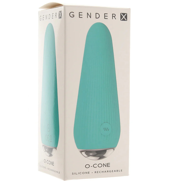 O Cone Rechargeable Silicone Bullet - Teal