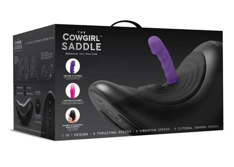Cowgirl Saddle Machine - Black